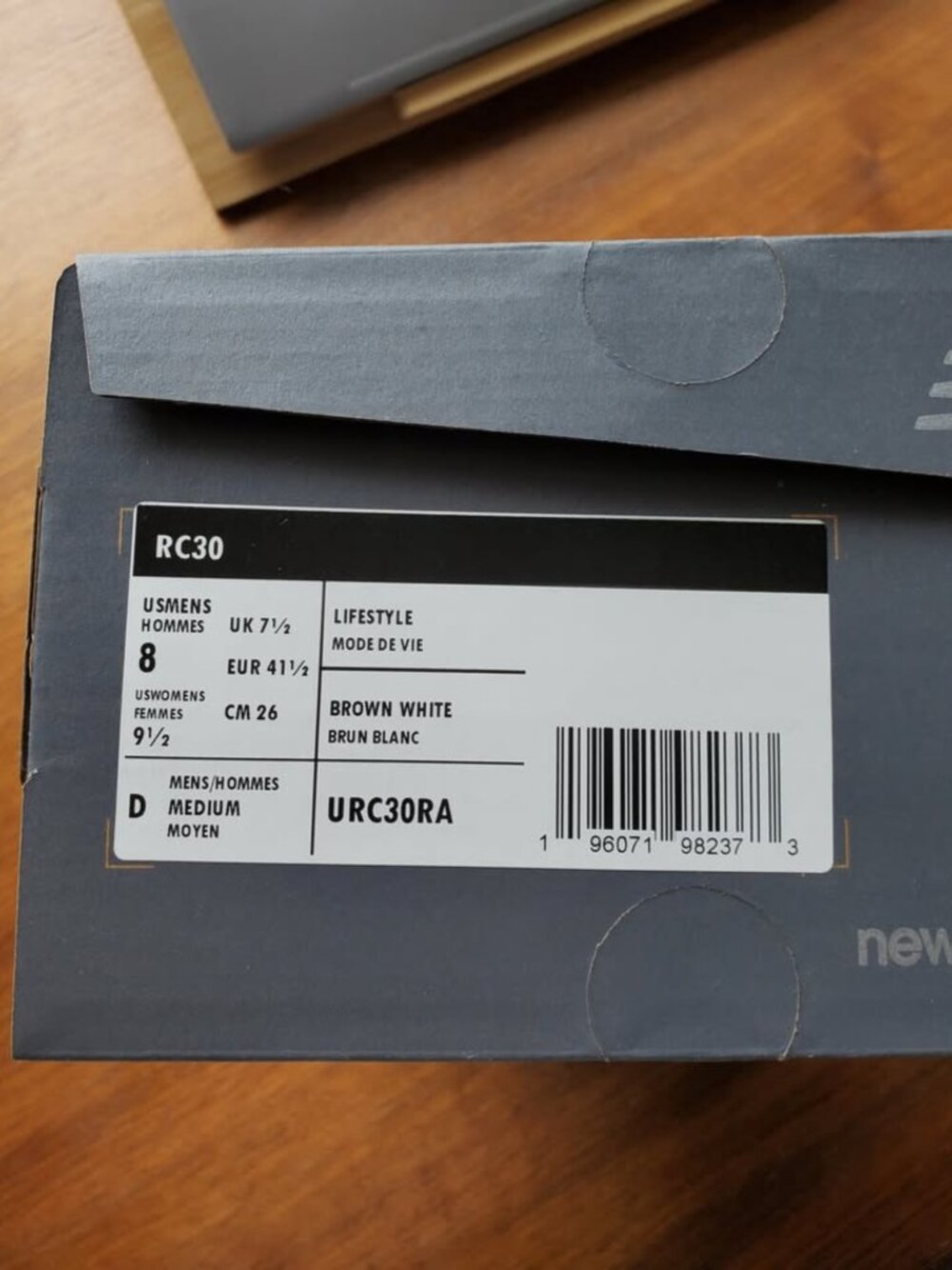 New Balance RC30 Rust Oxide with Sea Salt Athletic Shoes - Picture 5 of 6